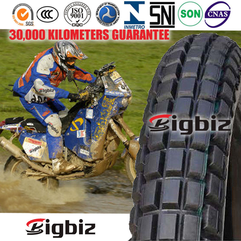 Tubeless Black Cross Country 2.75-18 Motorcycle Tyre