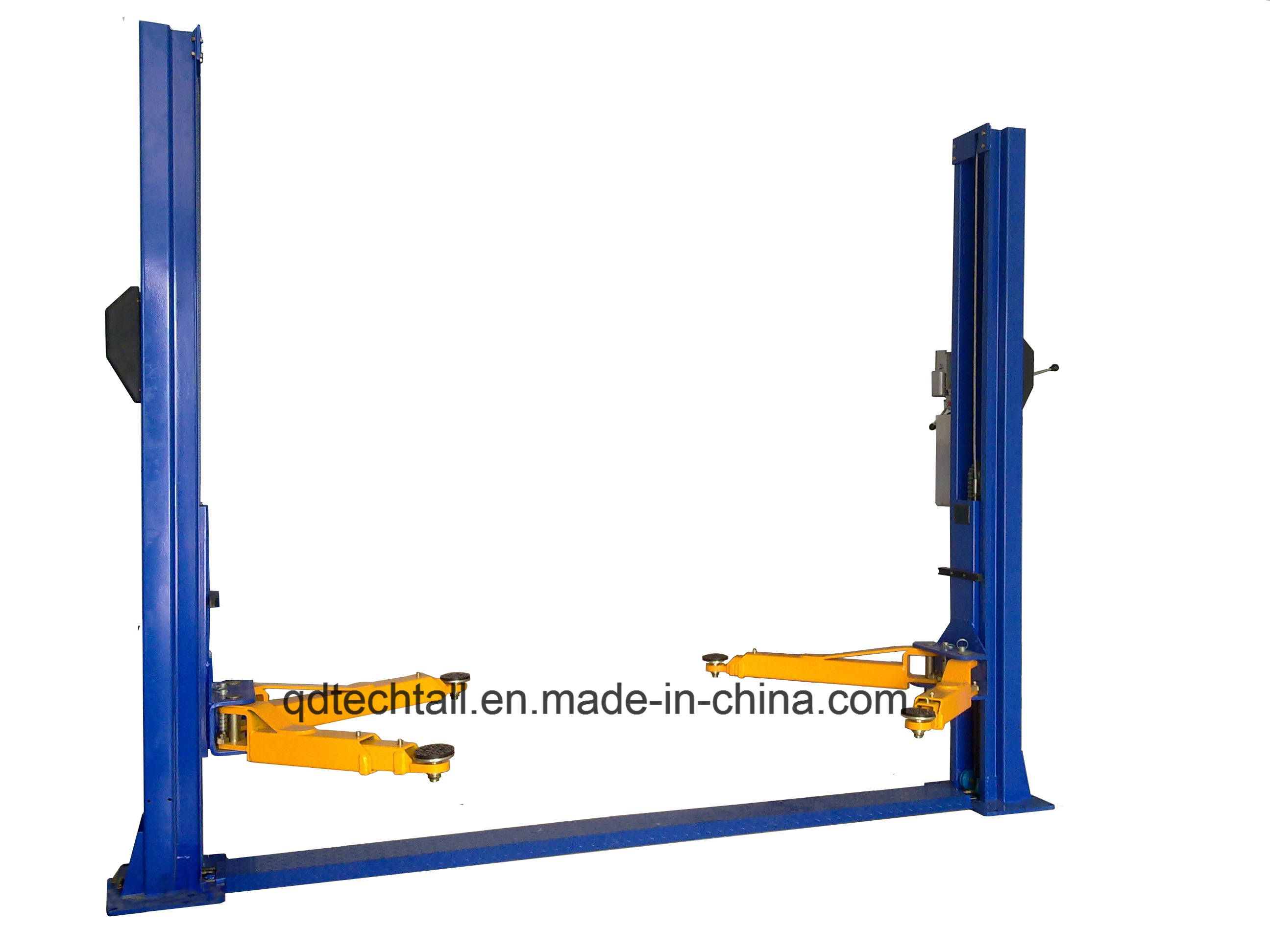Two Post Car Lift/Auto Lift/Vehicle Lift/Service Lift with Floorplate