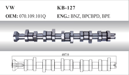 Auto Camshaft for VW (070.109.101q 060505001)