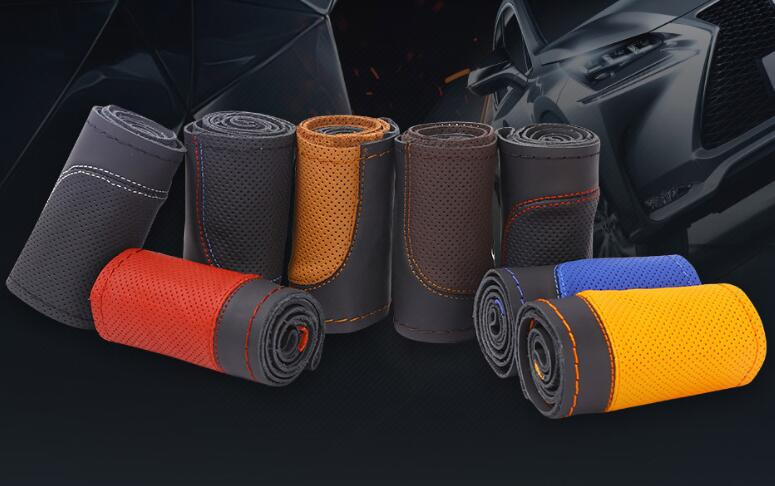 Artificial Leather 13 14 15 Inch Steering Wheel Cover
