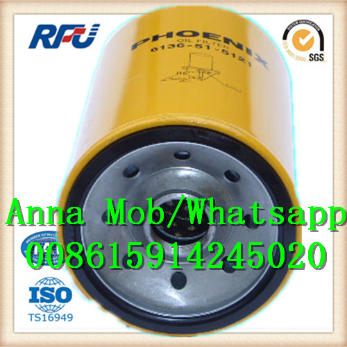 6136-51-5121 Oil Filter 6136-51-5121 for Komatsu