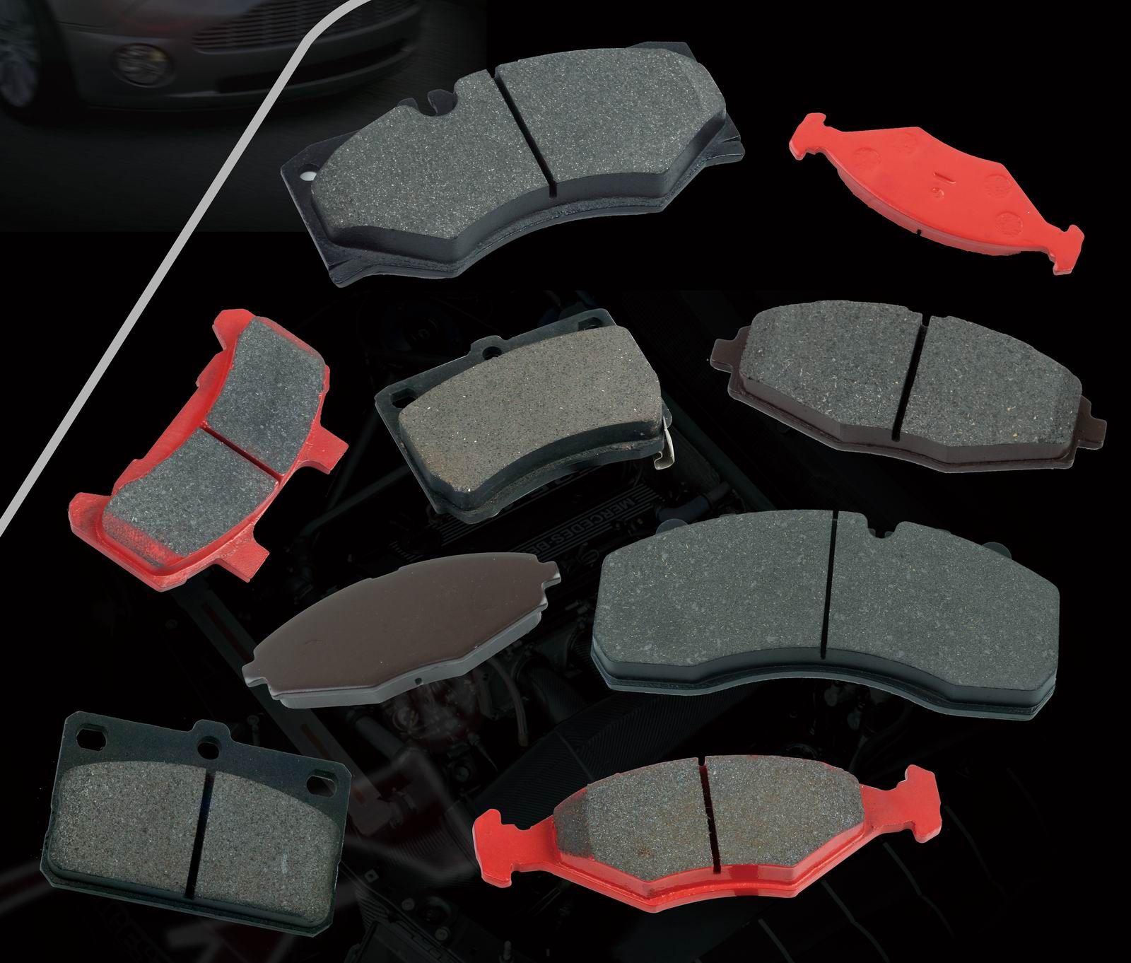 Brake Pad for Benz, Audi, BMW, Volvo, FIAT, etc.