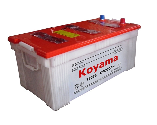 12V 220ah Dry Charged Battery Heavy Duty Battery DIN72026