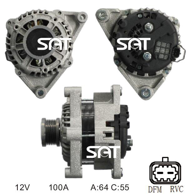 Delco Alternator Ca2142IR 13500582 Dra0917