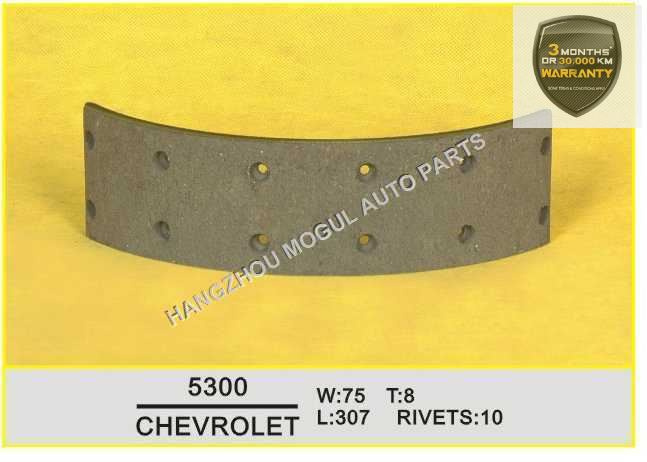 Premium Quality Brake Lining for Japanese Truck (5300)