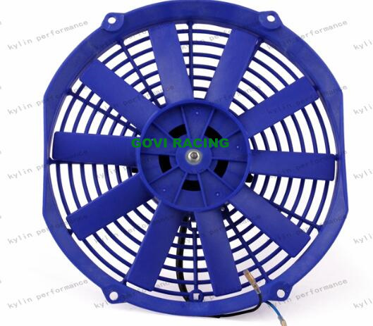 14inch Blue Universal Car Radiator Electric Fan Cooling