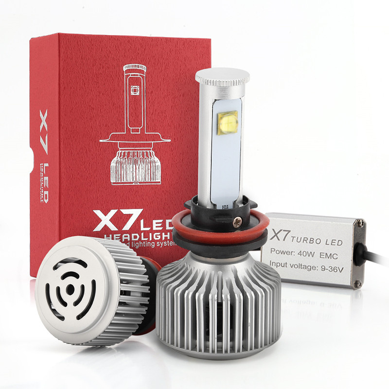 H11 3600lumens 40W 6000k LED Headlights for Cars