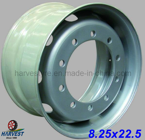 8.25X22.5 Tubeless Truck Tyre Steel Wheels