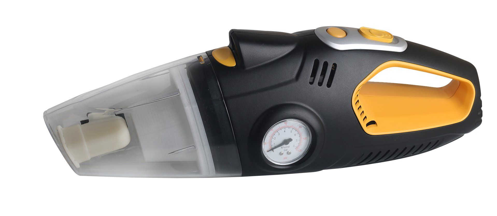 Automotive 12V 2 in 1 Model Vacuum Cleaner & Tire Inflator (Air Compressor)
