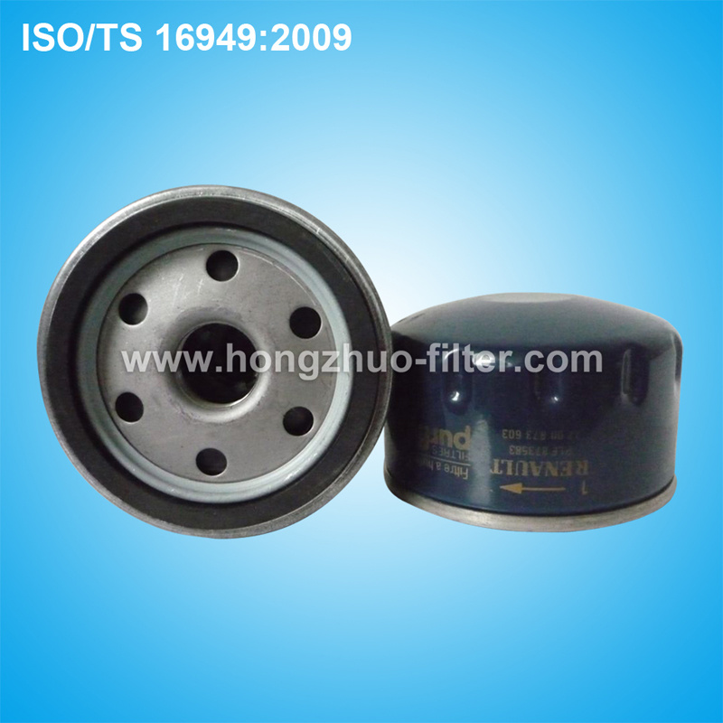 for Renault Parts Car Auto Oil Filter Wholesales Plf873583