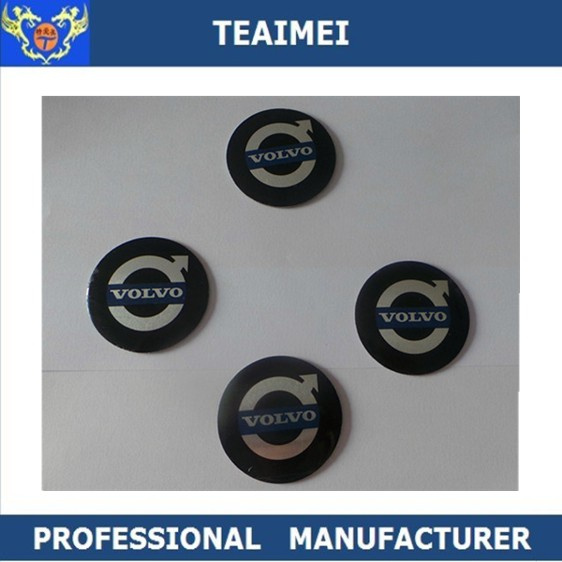 4PCS Car Brand Logo Wheel Rim Center Stickers