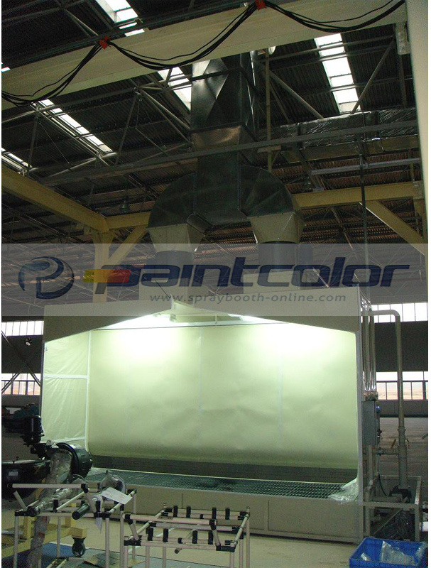6-6-4m Water Curtain Paint Booth