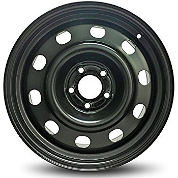 Winter Snow Wheels 5.5X15 Black Auto Rims 5X114.3 Steel Wheels