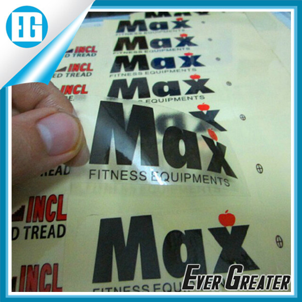 High Adheive Transparent Vinyl Sticker with Your Logo