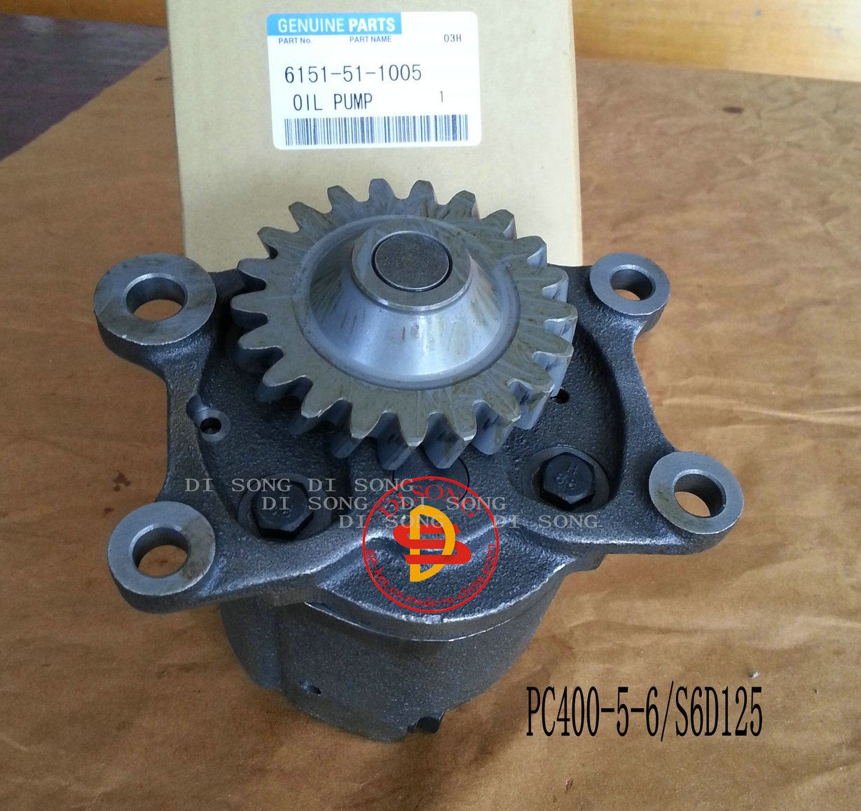Komatsu Excavator Spare Parts Oil Pump (6151-51-1005)