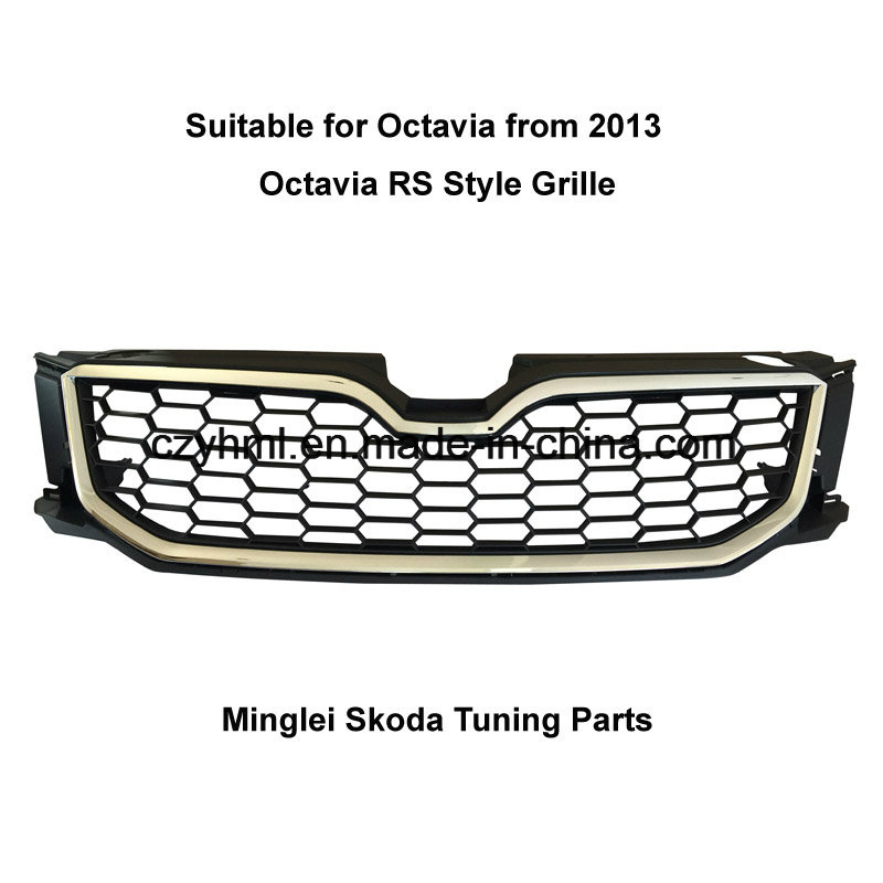 Tuning Parts Car Grille for Octavia A7 and Octavia A7 RS From 2013 MK3