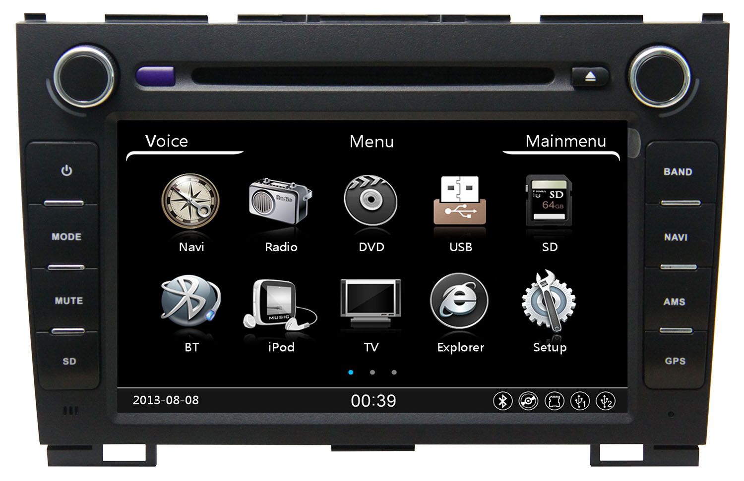 A8 Chipset Car DVD GPS Navigation for Great Wall H3/H5