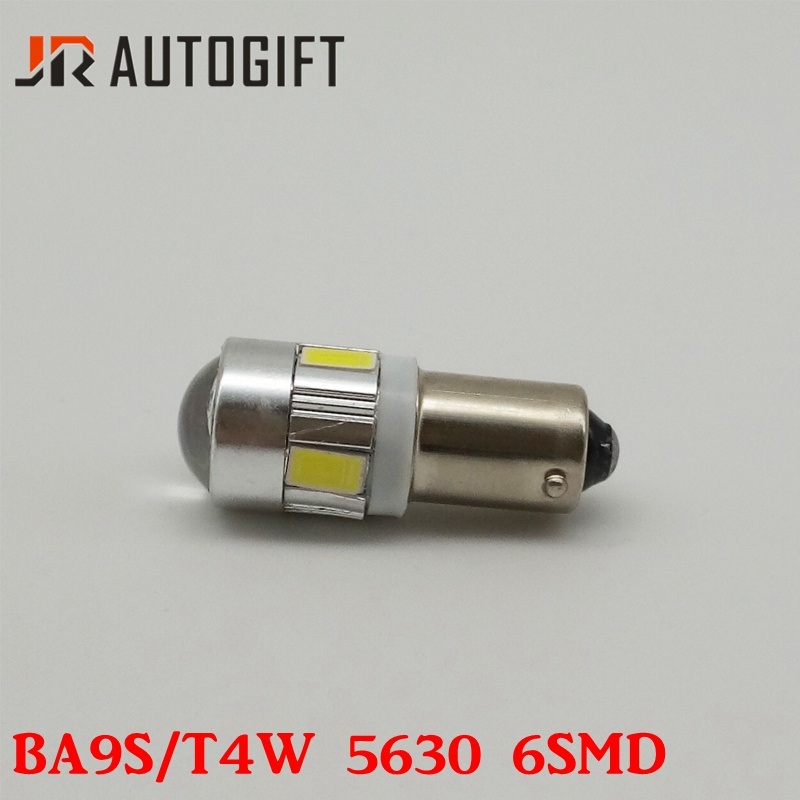 Car LED Ba9s 5630 6SMD Lens License Plate Light