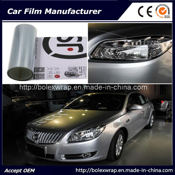 Self-Adhesive Clear Transparent Car Headlight Film Car Tint Vinyl Films 30cmx9m