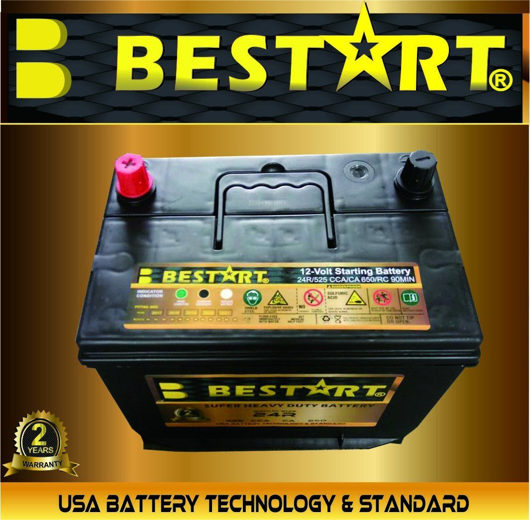 24r-Mf 12V 90ah with High CCA Auto Starting Battery