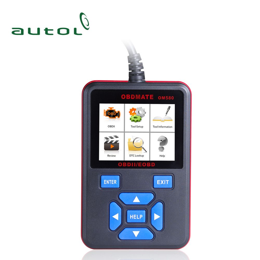 Autophix New Obdmate Om580 Obdii Eobd Car Code Reader Obdii 2 II Multi Language Automotive Diagnostic Scanner Om580