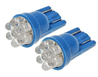 7PCS 412V T10 (194) /Ba9s LED Auto Lamp