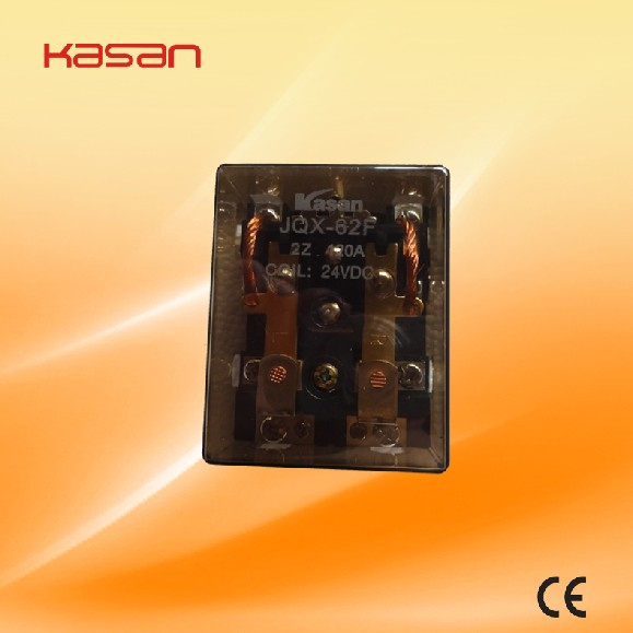 Switch Power Relay 24VAC General Purpose Relay Mini Relay (JQX-62F-2Z)