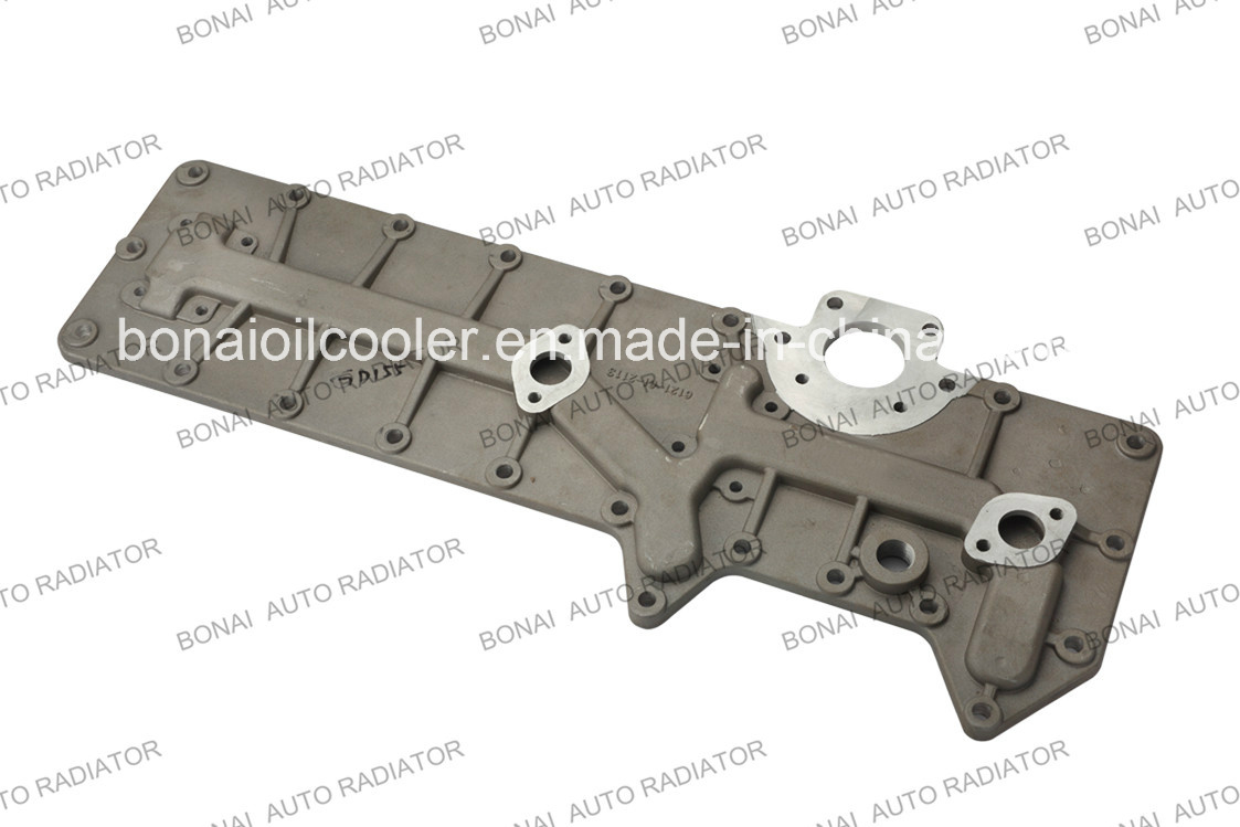 Komatsu Truck Parts, Engine Oil Cooler Cover 6D155 (OEM: 6127-61-2113) , Car Radiator