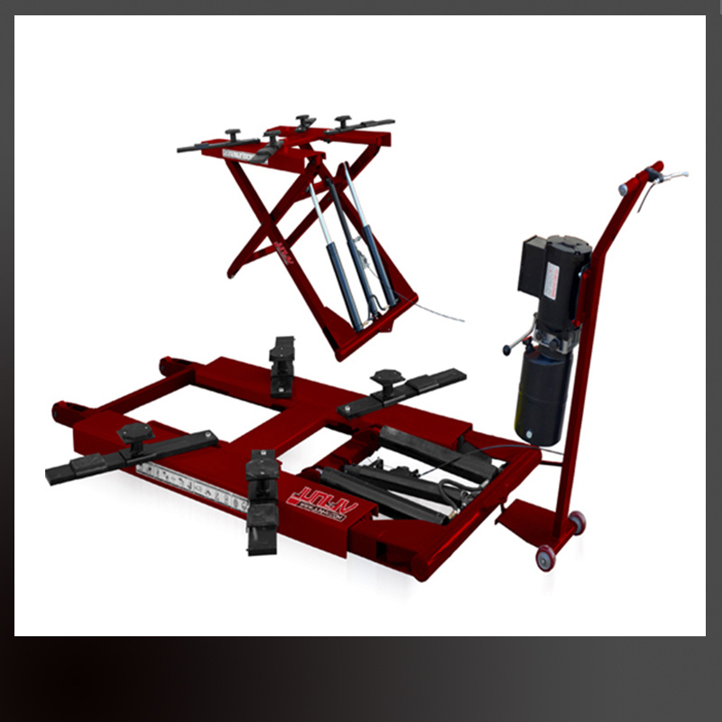 Mini Scissor Type Portable Dual Cylinders Hydraulic Used Auto Lift for Sale