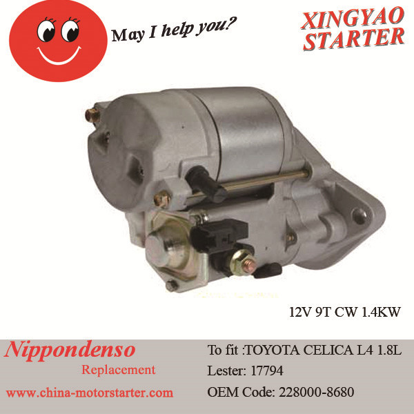 Automotive Starter Motor for Toyota Mr2 Sr2 Spyder (228000-8680)