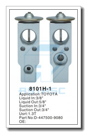 Customized Thermal Aluminum Expansion Valve for Auto Refrigeration MD8101h-1