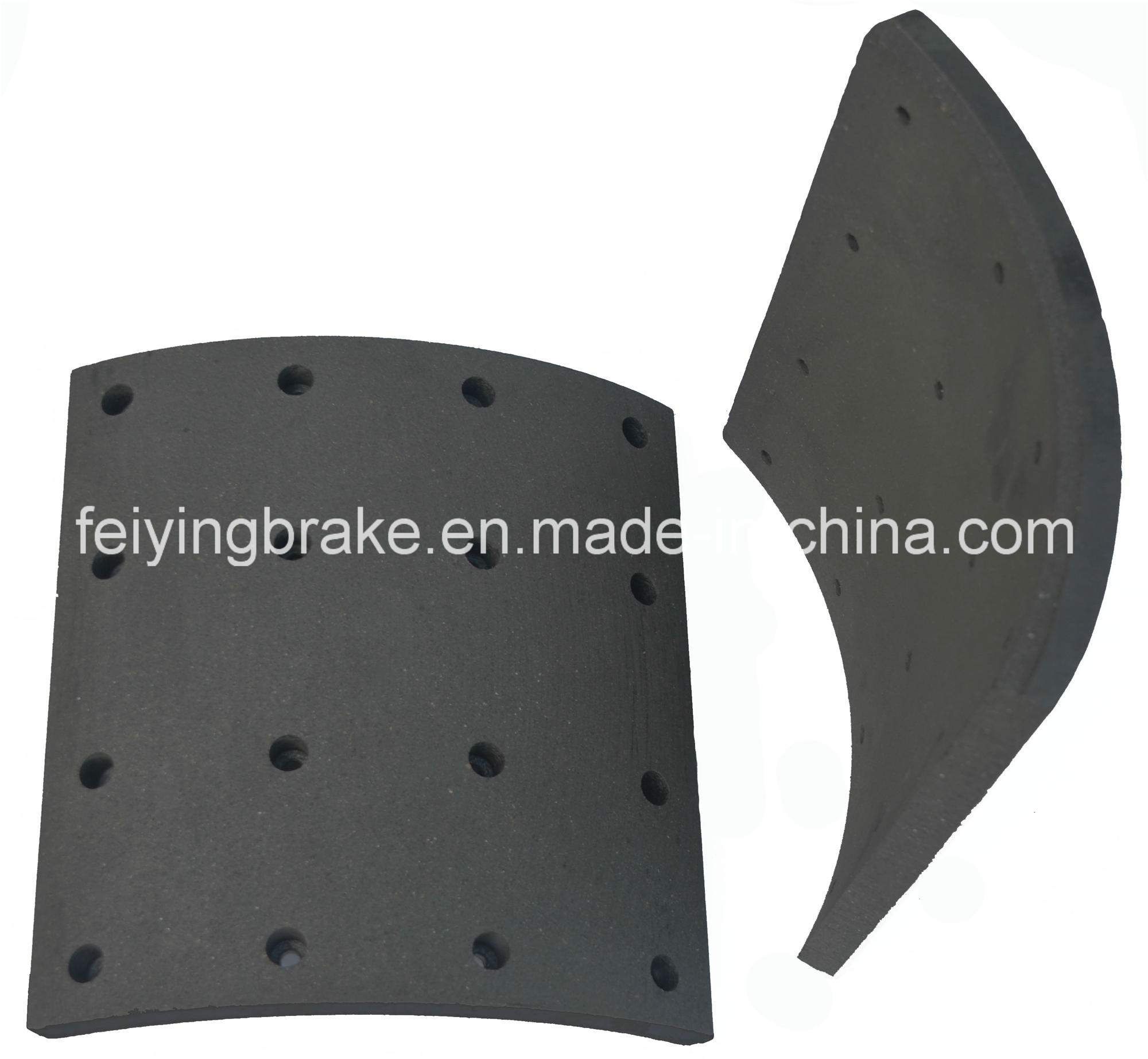 Chinese Manufacturer for Heavy Duty Truck Brake Lining (WVA: 19933 BFMC SV/42/2)