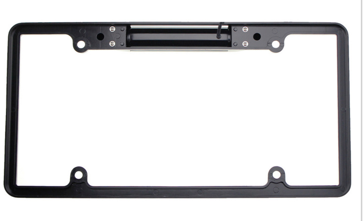 Car License Plate Frame Rear View Camera for USA Canada with 7 Lr LED Light Waterproof