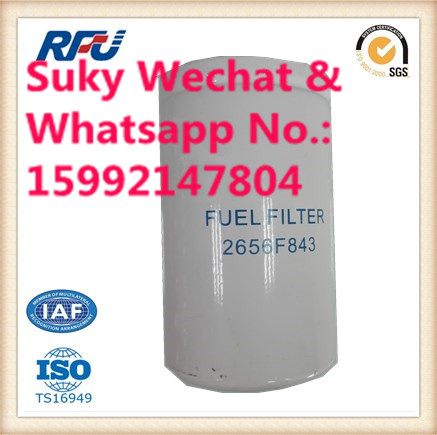 High Quality Auto Parts Fuel Filter 2656f843 for Perkins