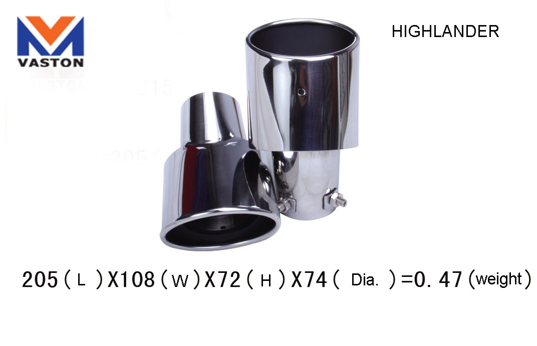Exhaust/Muffler Pipe for Highlander