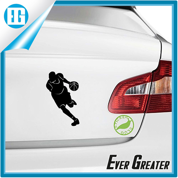 Wholesale Custom Waterproof Play Basketball Car Body Sticker