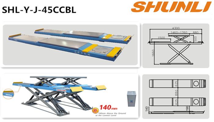 4.5t Manual Alignment Car Scissor Lift