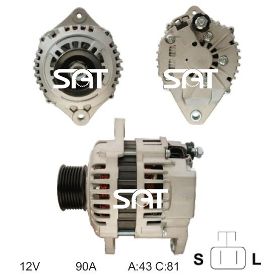 Hitach Alternator Lr190-763 8-97361-871-0 1042109031