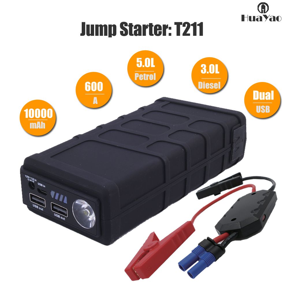 for Petrol Car 12V Portable Starter Car Emergency Battery Booster