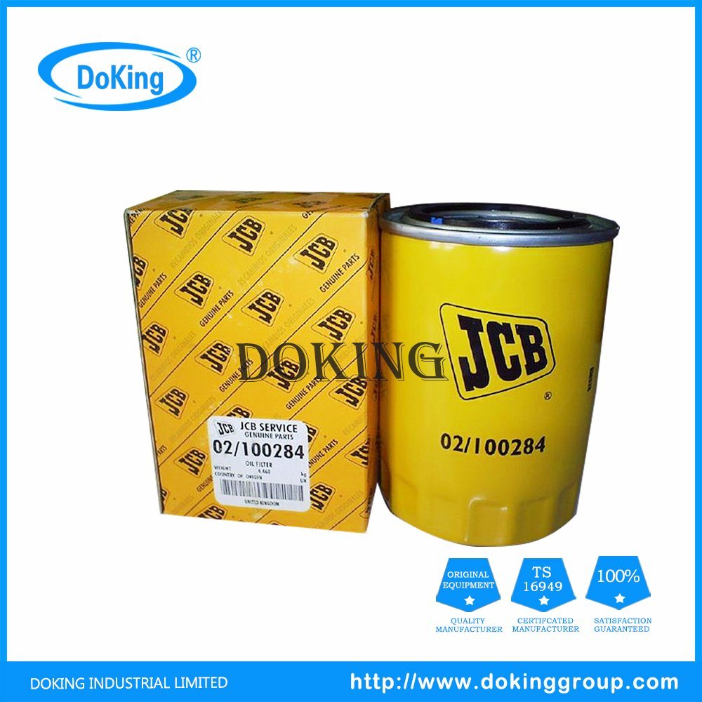 Factory Directly Selling High Quality Oil Filter 02100284 for Jcb