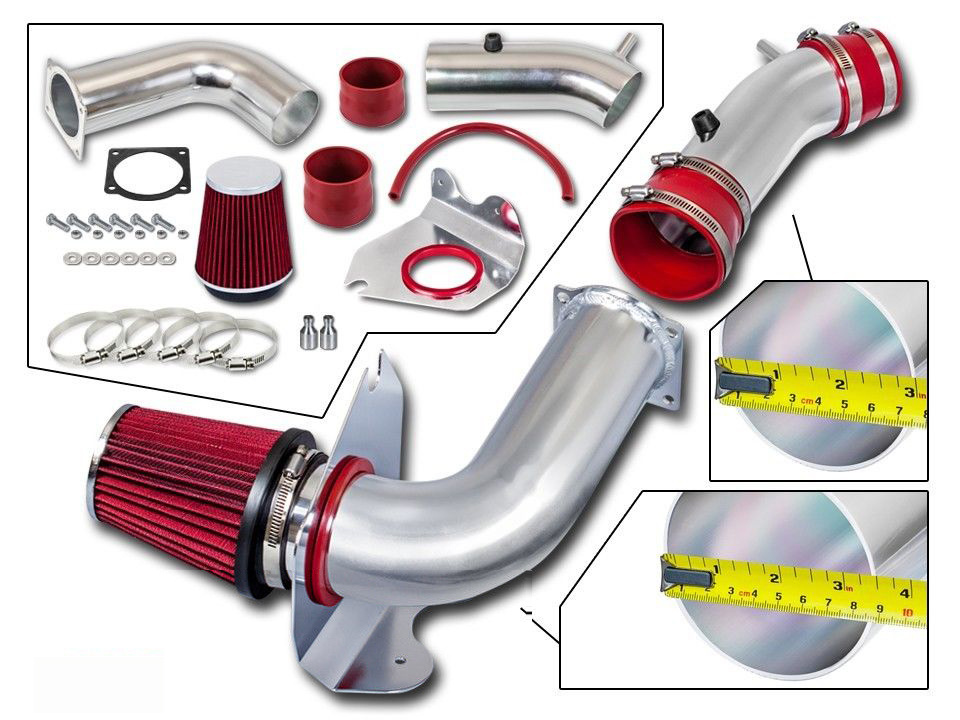 Chrome Cai Air Intake for Ford Mustang 3.8L V6 1999-2004