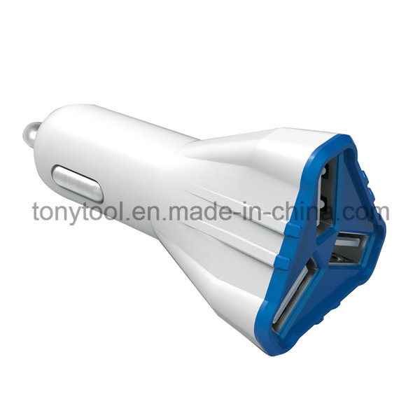 DC 12V -24V 3 Port USB Car Charger Adapter