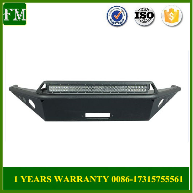 Tubular Front Winch Steel Bumper Fit 09-14 for Ford F-150