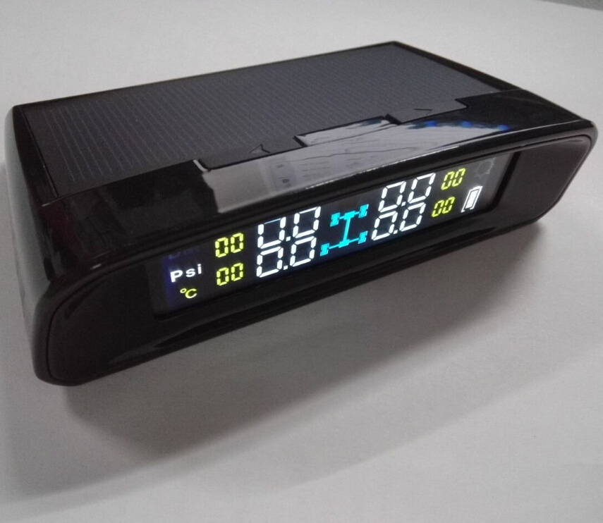 Solar Power Technology Car TPMS Wireless Tire Pressure Monitoring System with 4 Internal Sensors