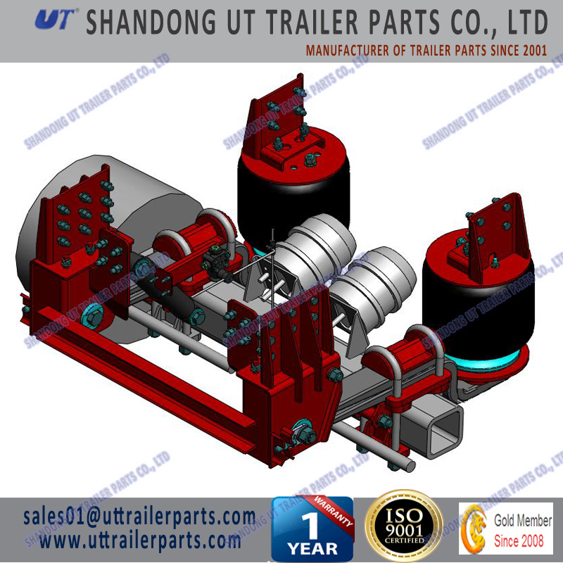 13 Tons Air Suspension for 127mm and 146mm Round Axle Beam