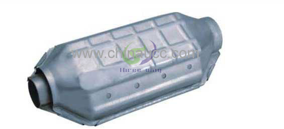 Catalytic Converter (TWCat019) - Race Track Ceramic Substrate
