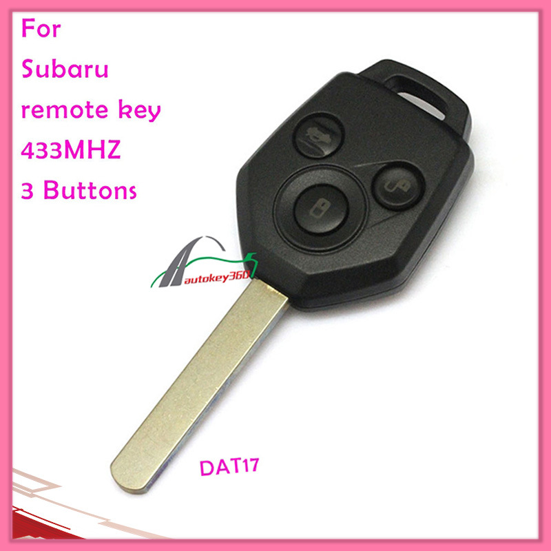 Remote Key for Auto Subaru with 3 Buttons 433MHz