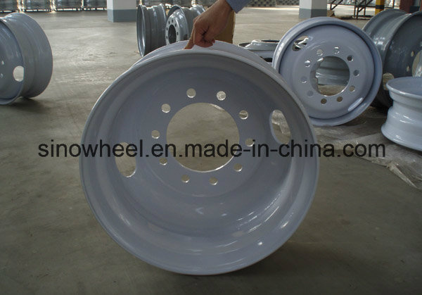 White American Hub Truck 24.5X8.25 Steel Wheel Rim
