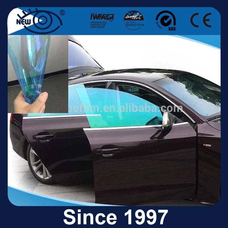 Russia Market Reflective Chameleon Rainbow Window Film for Car