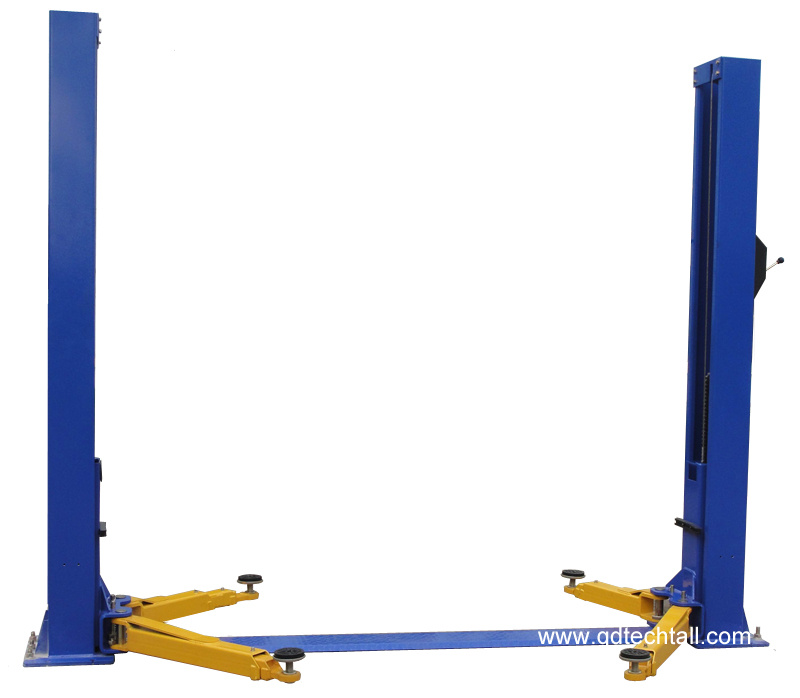 Plate Floor Two Post Auto Hoist 4t Hydraulic Car Lift for Sale